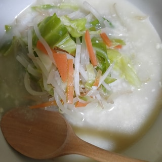 野菜のちゃんぽん風スープ